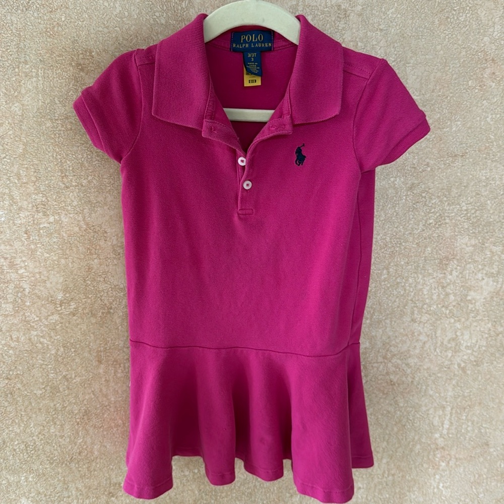 Polo Ralph Lauren Stretch Mesh Polo Dress 3T